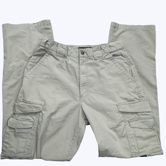 True Spec Pants Men's Size 30x34 Khaki color Cargo Pants - Picture 1 of 16